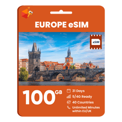 [eSIM] Europe Orange (31 Days - 100GB)
