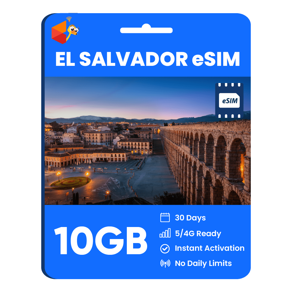 El Salvador Data eSIM - SimCorner