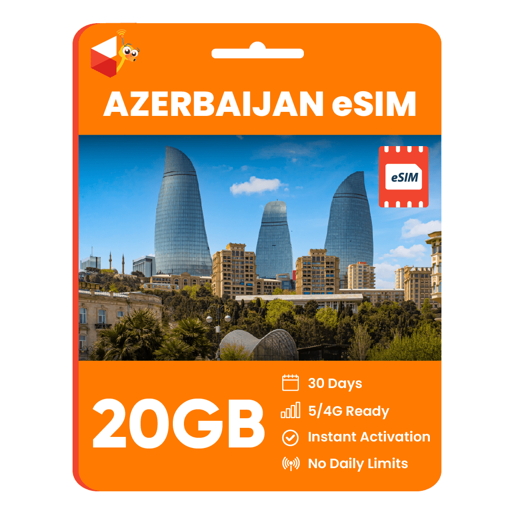 Azerbaijan Data eSIM - SimCorner