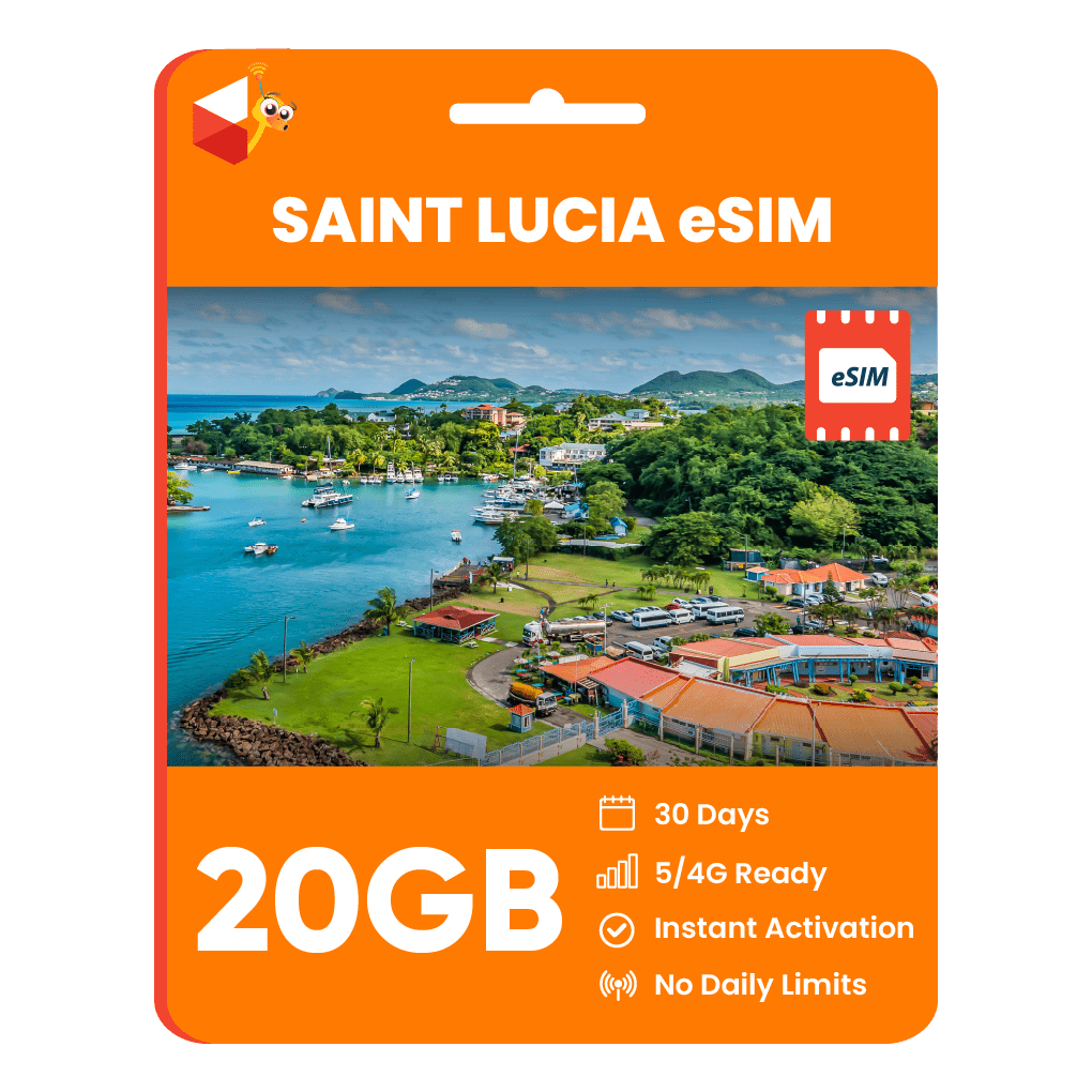 Saint Lucia Data eSIM - SimCorner