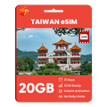 [eSIM] Taiwan Data eSIM (20GB - 31 Days)