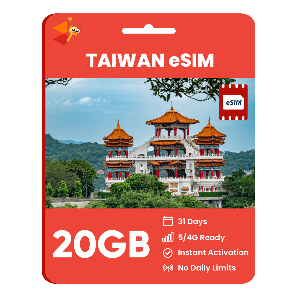 [eSIM] Taiwan Data eSIM (20GB - 31 Days) - SimCorner