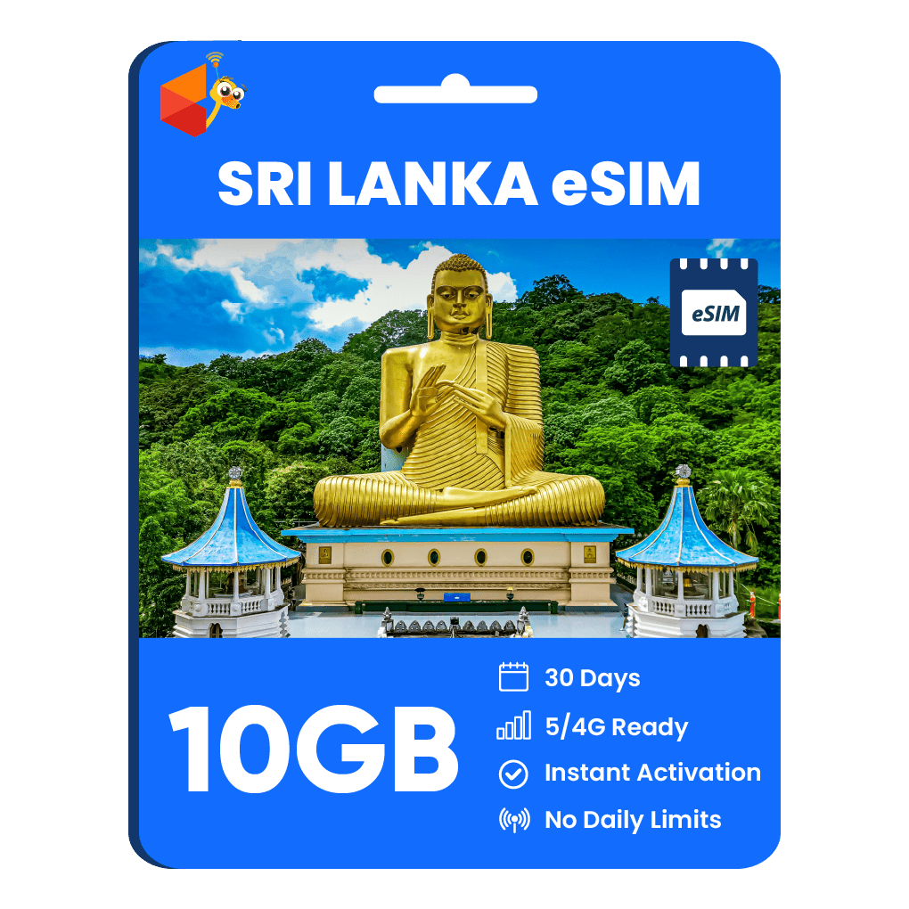 Sri Lanka Data eSIM - SimCorner
