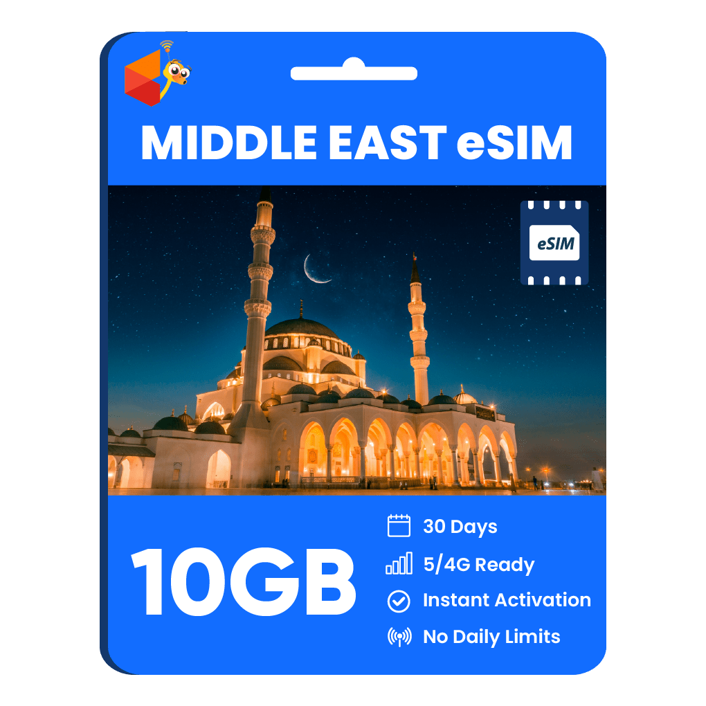 Middle East Data eSIM - SimCorner