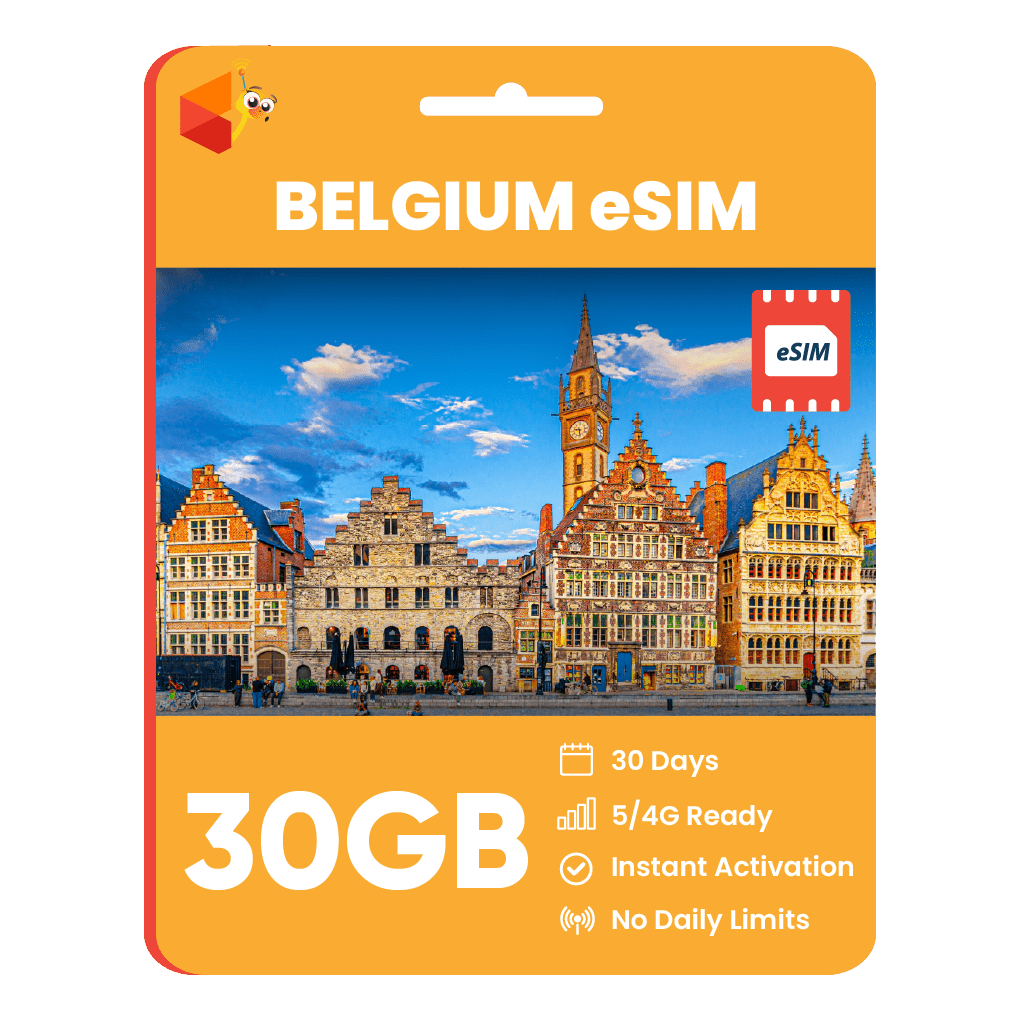 Belgium Data eSIM - SimCorner