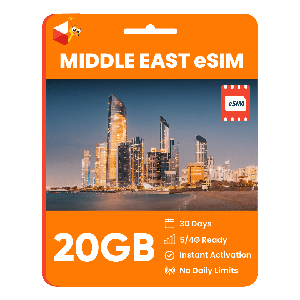 Middle East Data eSIM - SimCorner
