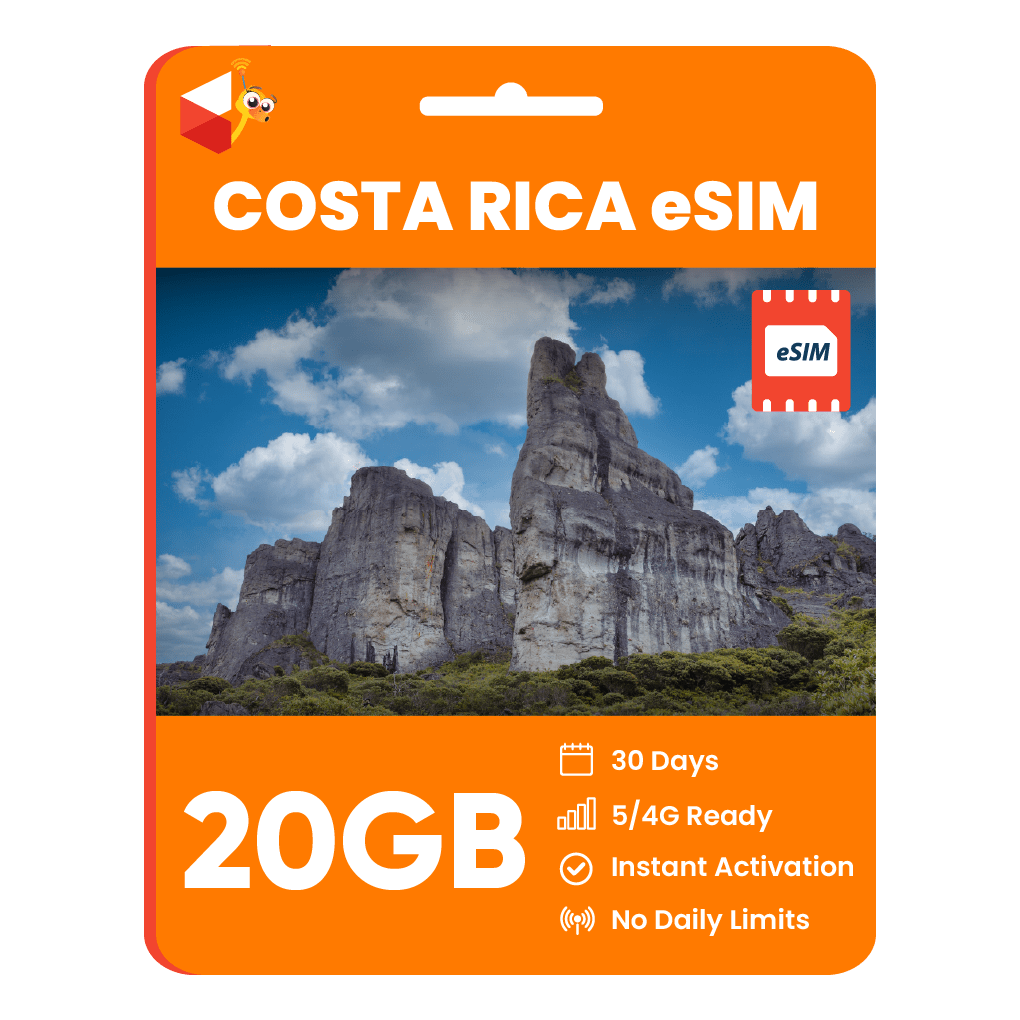 Costa Rica Data eSIM - SimCorner