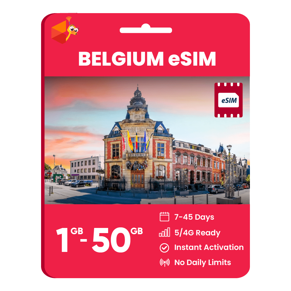 Belgium Data eSIM - SimCorner