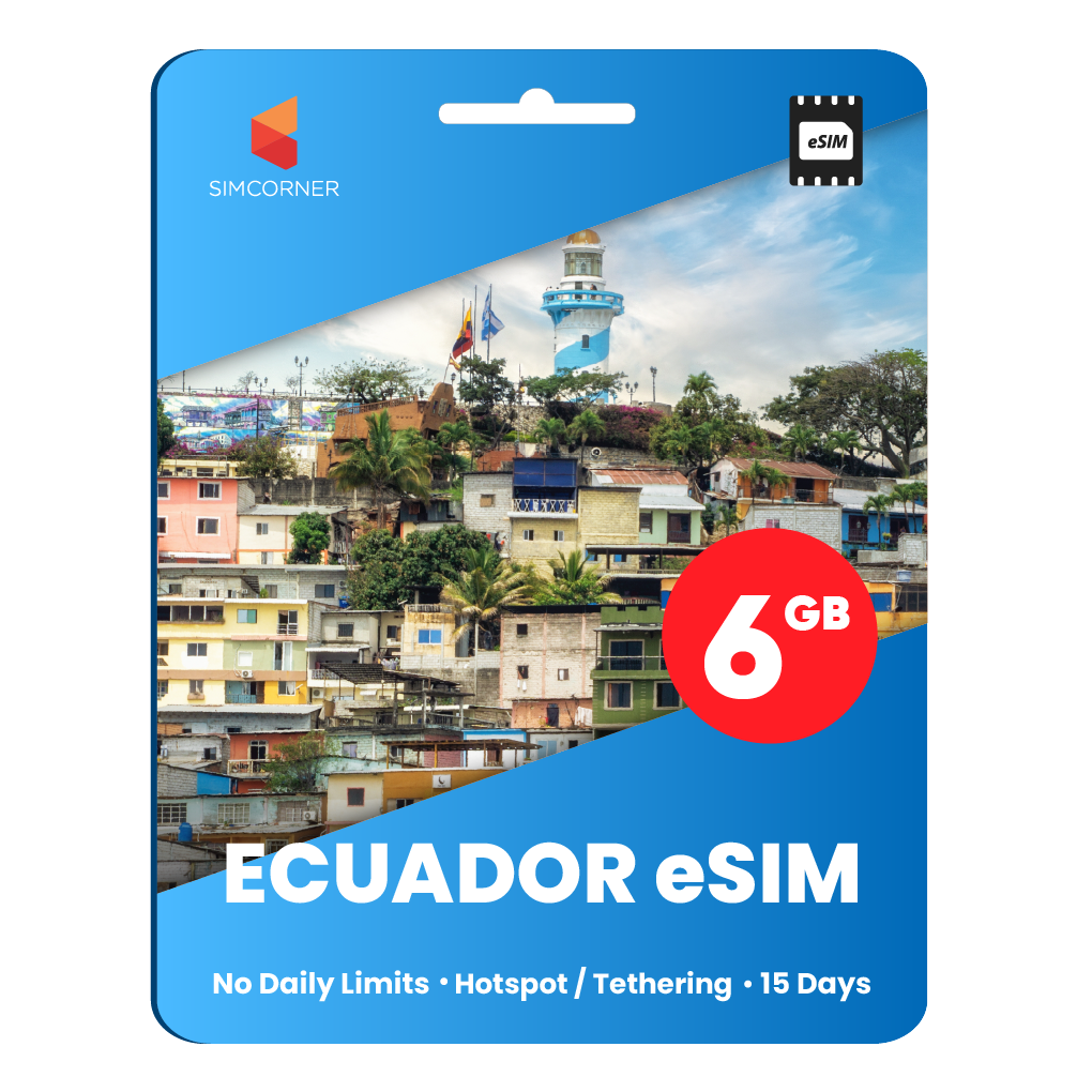 [eSIM] Ecuador Data eSIM (6GB - 15 Days)