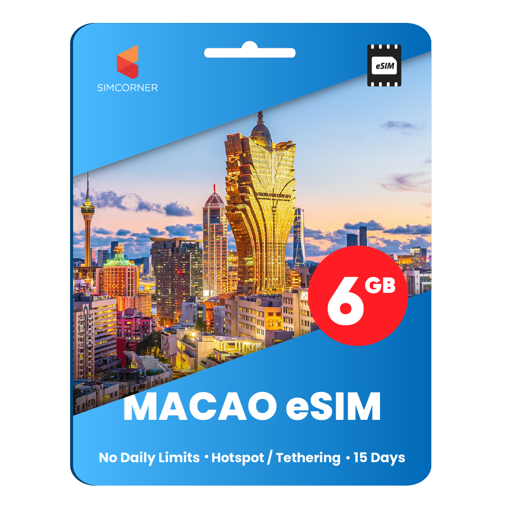 [eSIM] Macao Data eSIM (6GB - 15 Days)