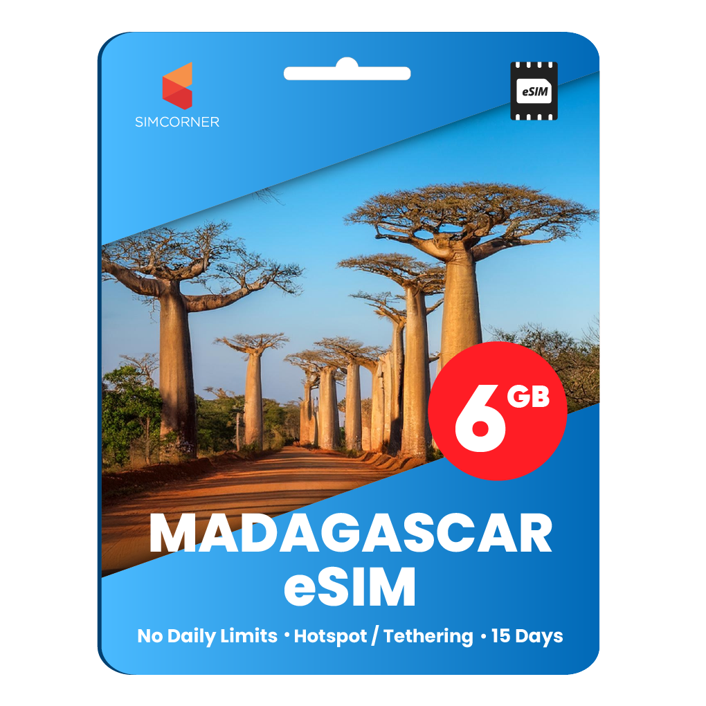 [eSIM] Madagascar Data eSIM (6GB - 15 Days)