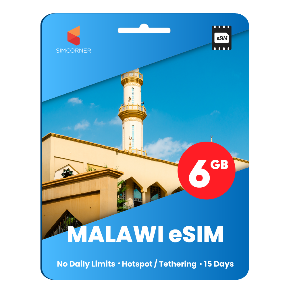 [eSIM] Malawi Data eSIM (6GB - 15 Days)