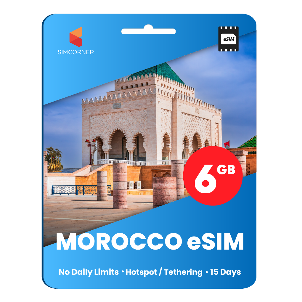 [eSIM] Morocco Data eSIM (6GB - 15 Days)