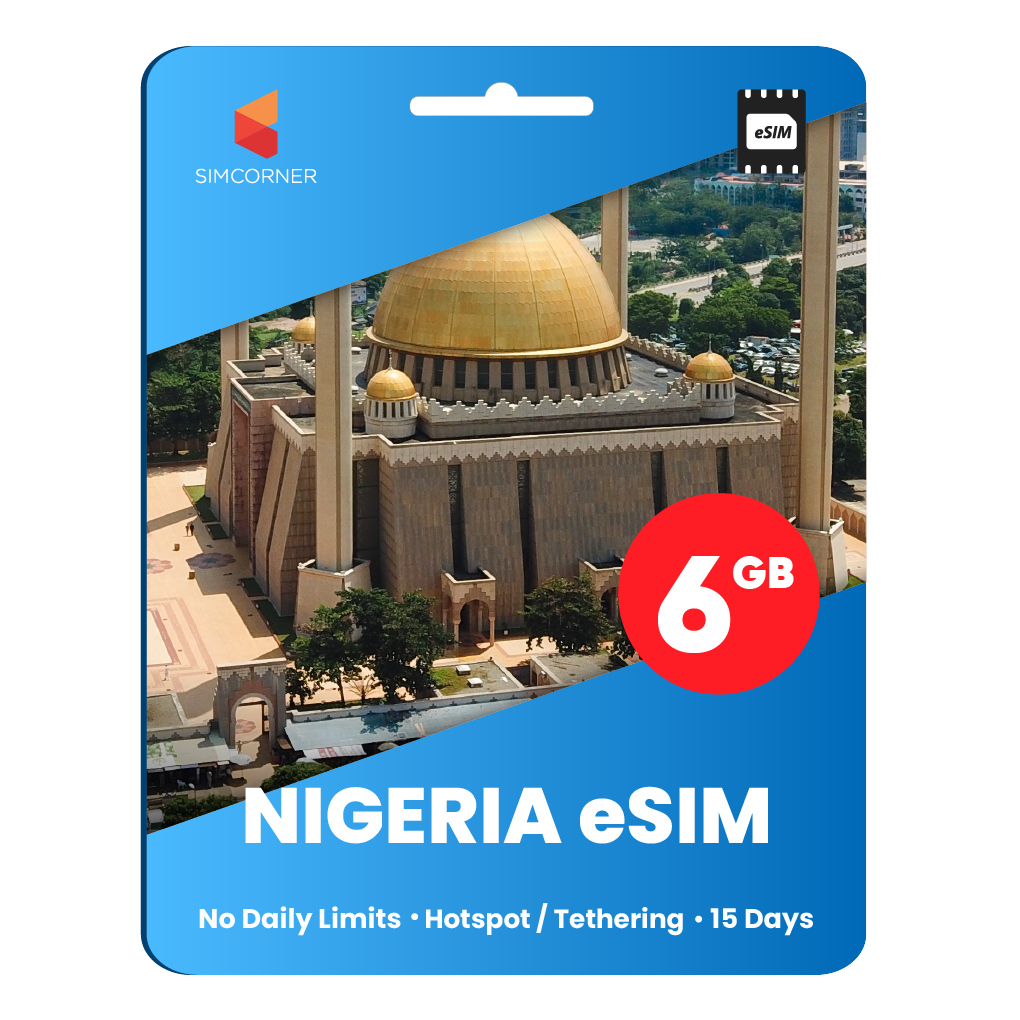 [eSIM] Nigeria Data eSIM (6GB - 15 Days)