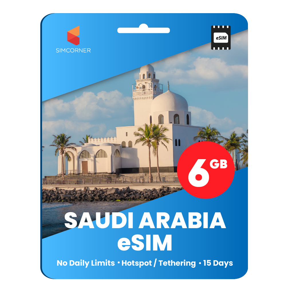 [eSIM] Saudi Arabia Data eSIM (6GB - 15 Days)