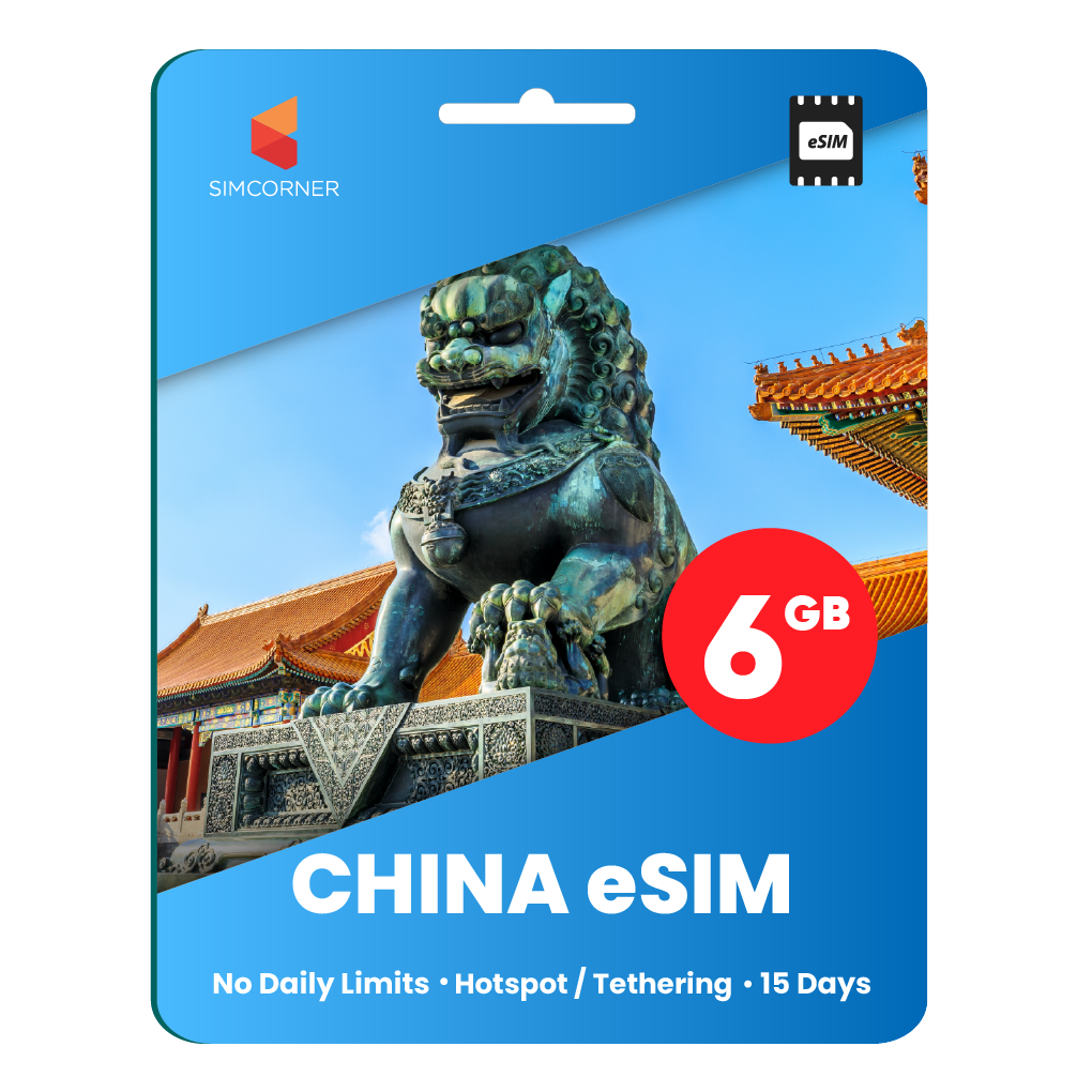 [eSIM] China Data eSIM (6GB - 15 Days)