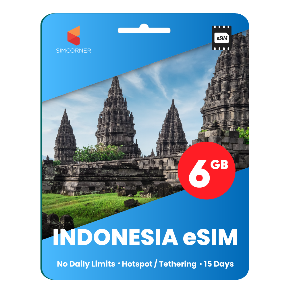 [eSIM] Indonesia Data eSIM (6GB - 15 Days)