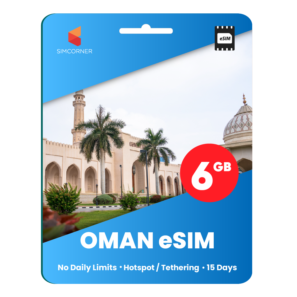 [eSIM] Oman Data eSIM (6GB - 15 Days)