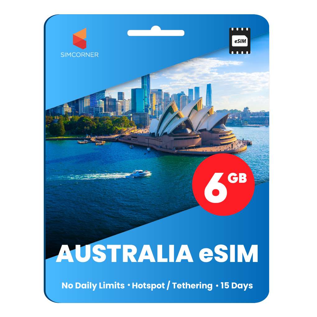 [eSIM] Australia Data eSIM (6GB - 15 Days)