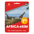Africa eSIM: 1GB - 7 Days
