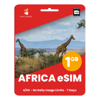Thumbnail for Africa eSIM: 1GB - 7 Days
