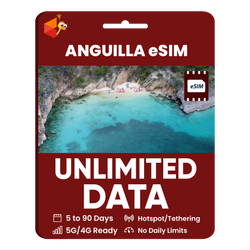 [eSIM] Anguilla Unlimited Data