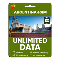 Thumbnail for [eSIM] Argentina Unlimited Data
