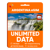 Thumbnail for [eSIM] Argentina Unlimited Data