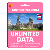Thumbnail for [eSIM] Argentina Unlimited Data