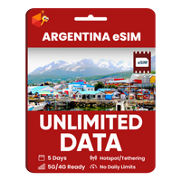 Thumbnail for [eSIM] Argentina Unlimited Data