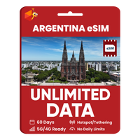 Thumbnail for [eSIM] Argentina Unlimited Data