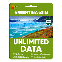 Thumbnail for [eSIM] Argentina Unlimited Data