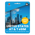 [eSIM] AT&T Unlimited MAX Plus SIM (USA, Canada, Mexico)