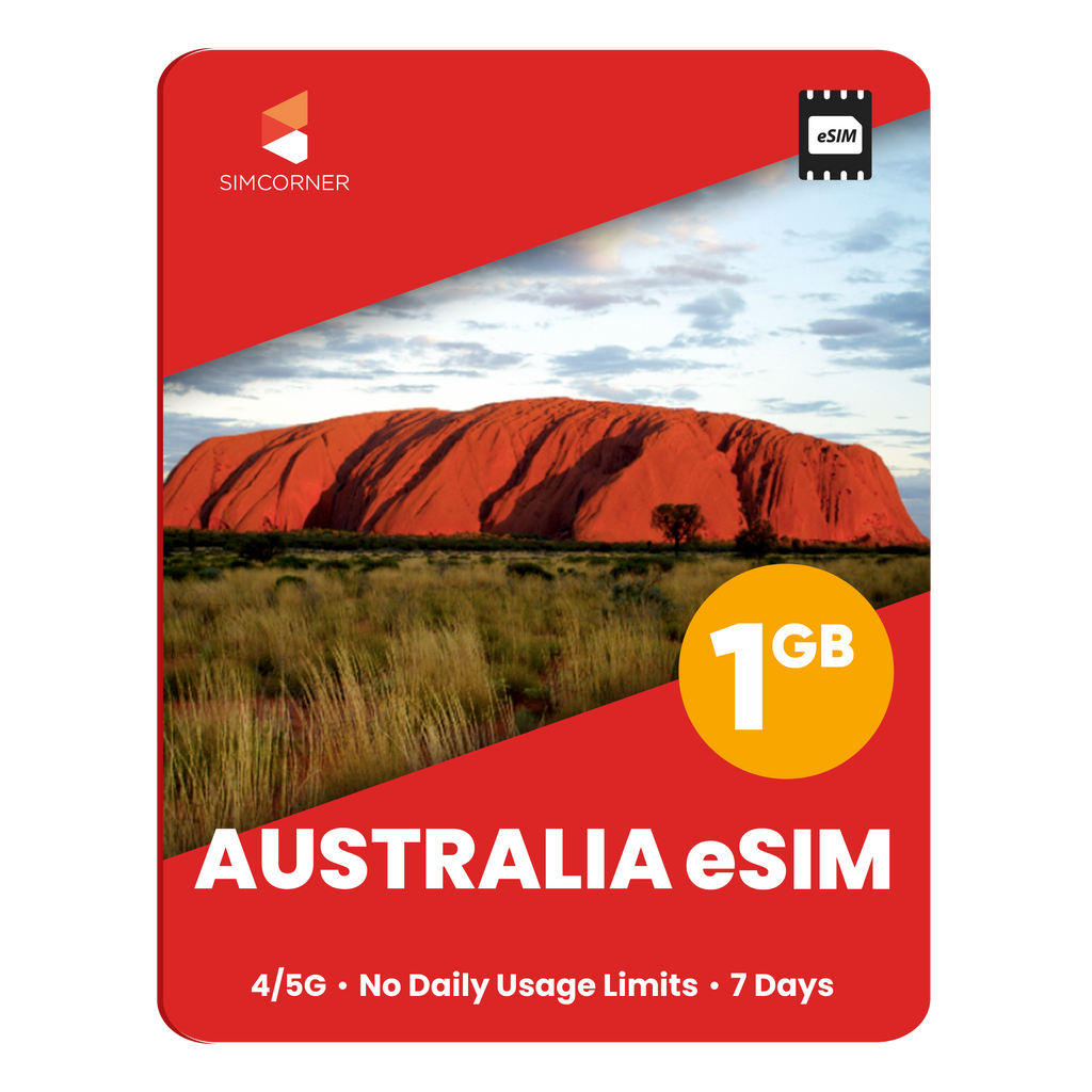 Australia eSIM: 1GB - 7 Days - SimCorner