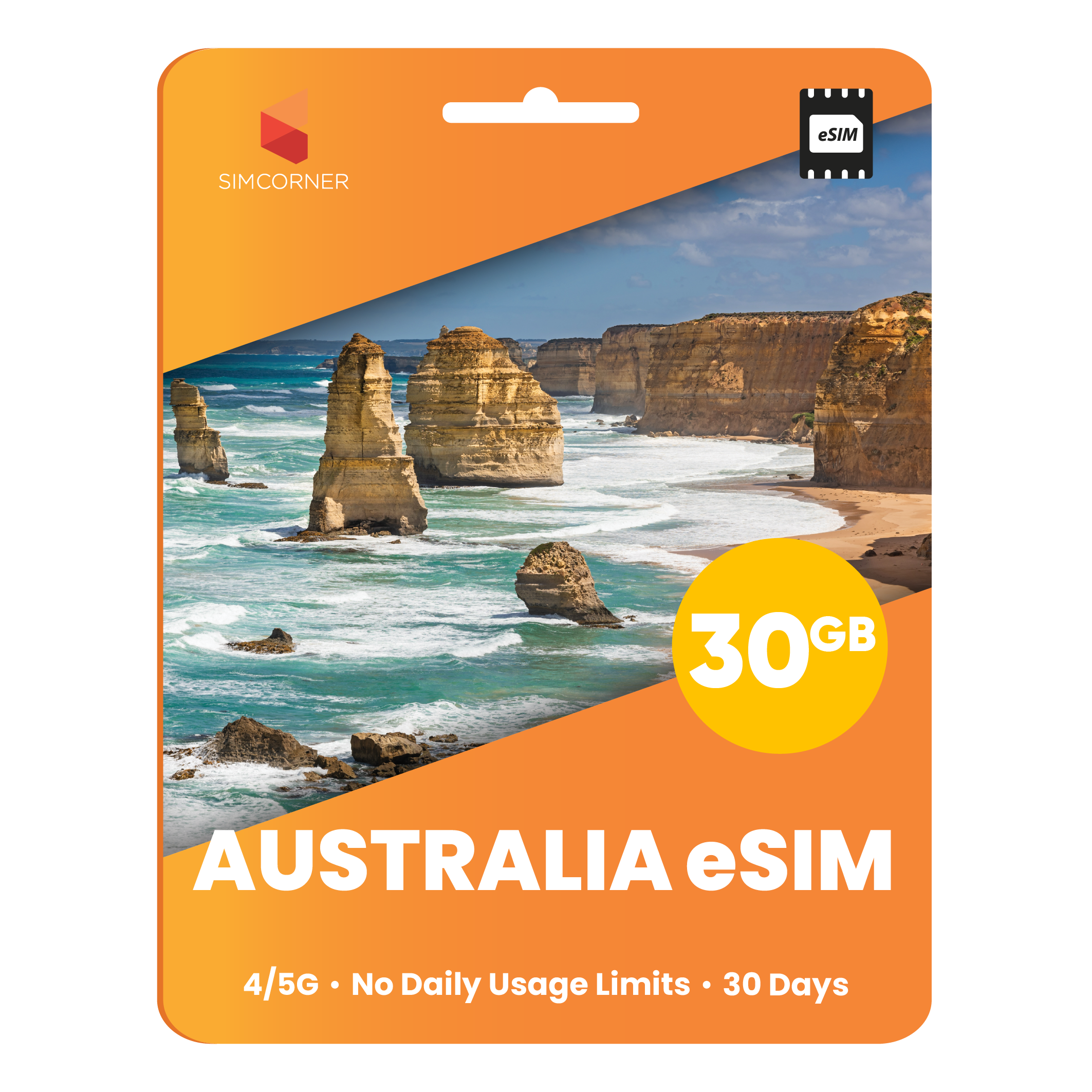 Australia eSIM: 30GB - 30 Days