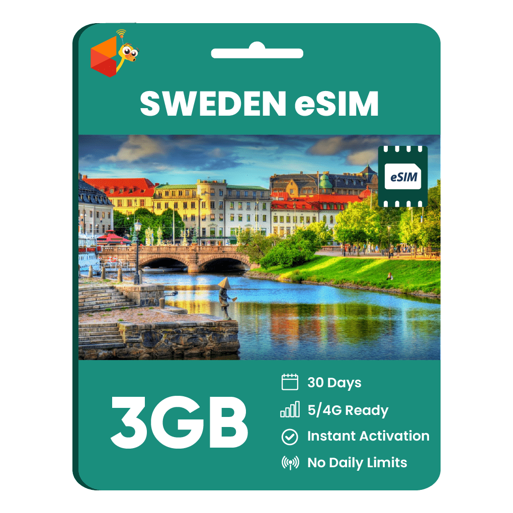 Sweden Data eSIM - SimCorner