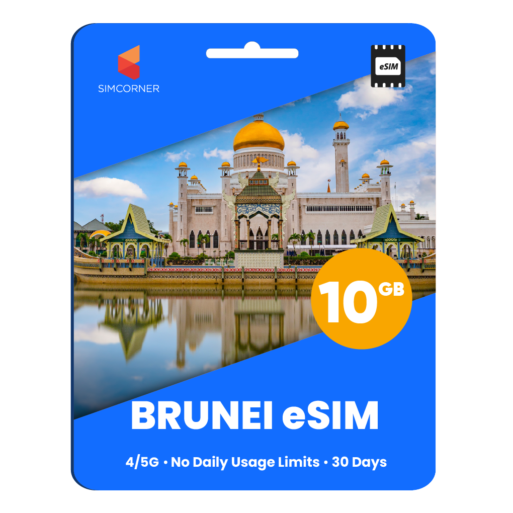 Brunei eSIM: 10GB - 30 Days