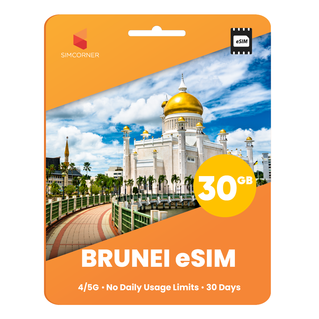 Brunei eSIM: 30GB - 30 Days