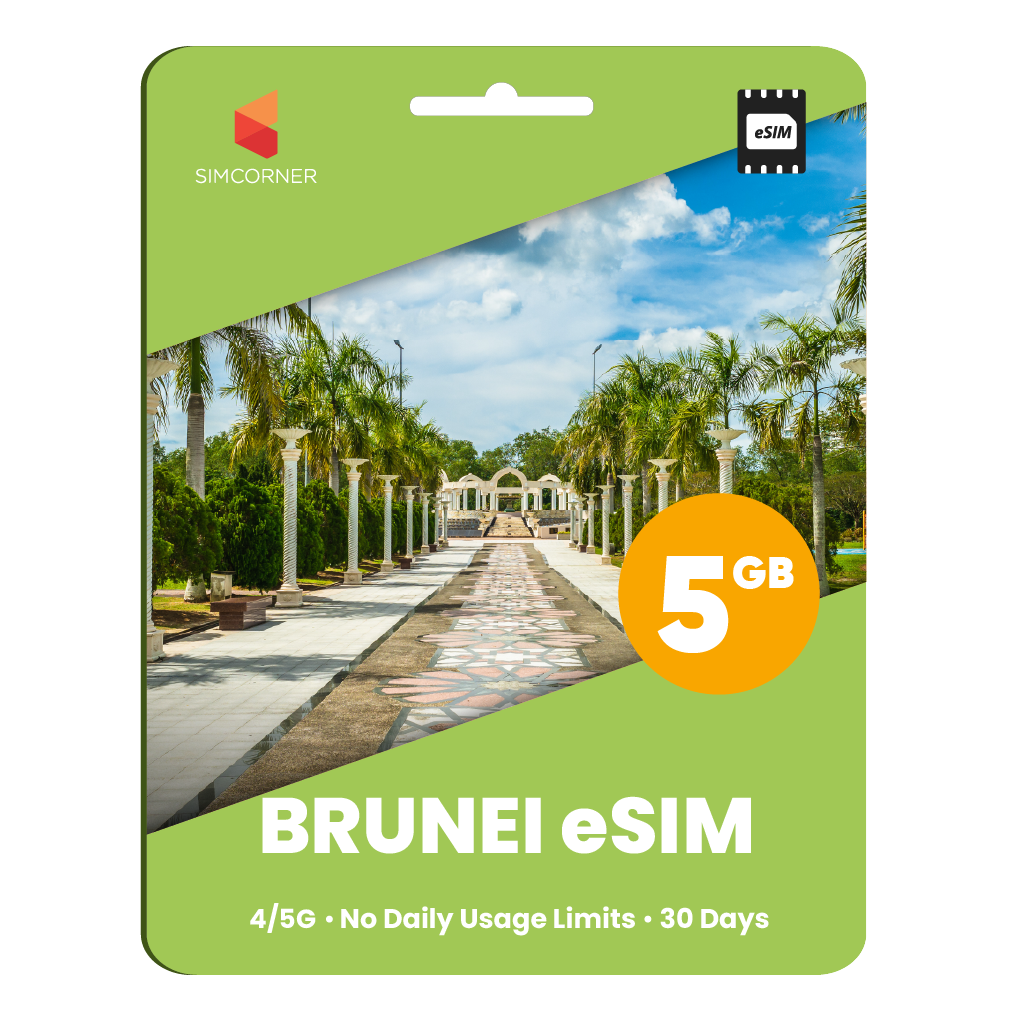 Brunei eSIM: 5GB - 30 Days