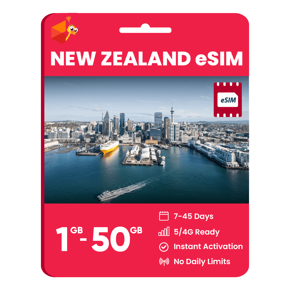 New Zealand Data eSIM - SimCorner