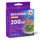 Bulgaria Travel Sim Card 200GB