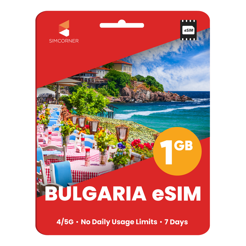 Bulgaria eSIM: 1GB - 7 Days