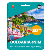 [eSIM] Bulgaria eSim Card (30GB) - SimCorner