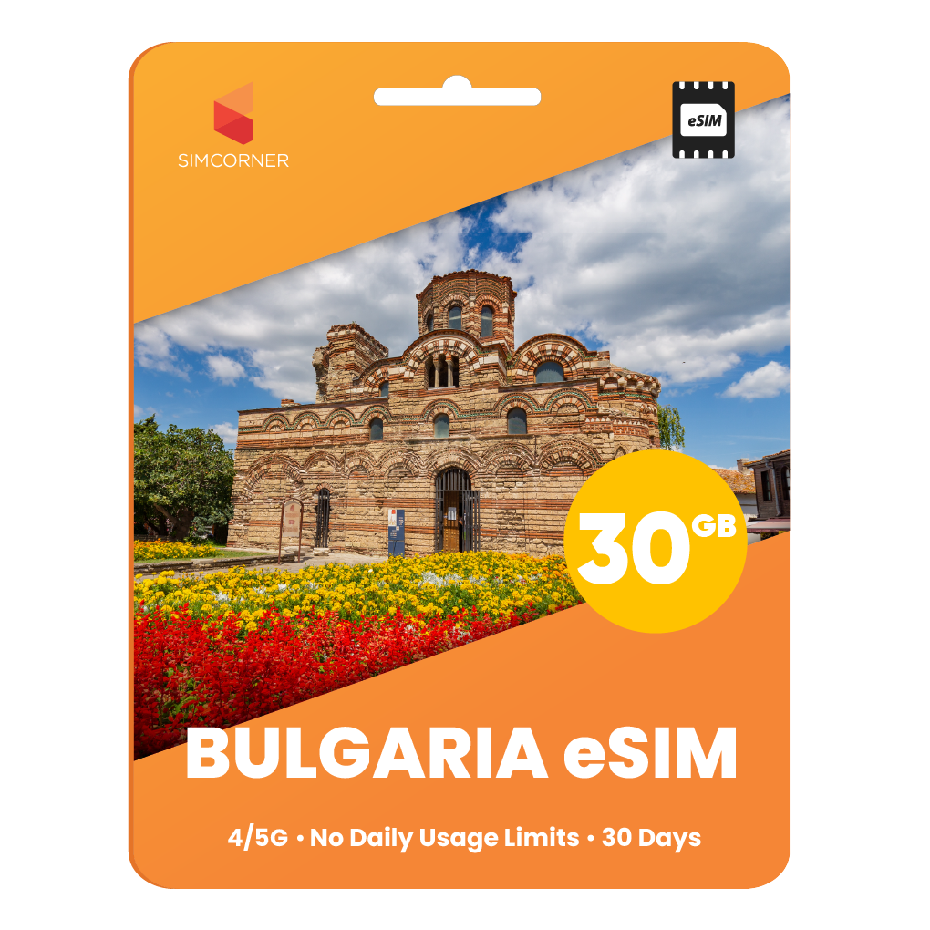 Bulgaria eSIM: 30GB - 30 Days