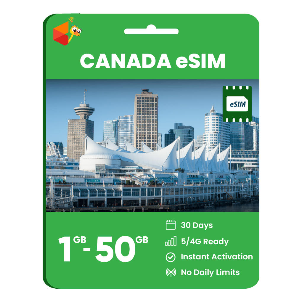 Canada Data eSIM - SimCorner