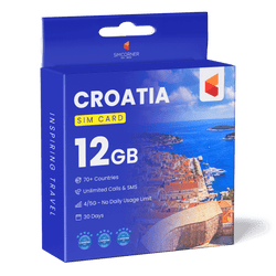 Croatia Travel Sim Card (12GB)