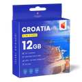 Croatia Travel Sim Card (12GB)