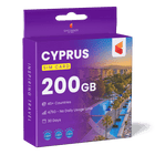 Cyprus Travel Sim Card 200GB