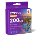 Cyprus Travel Sim Card 200GB