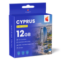 Cyprus Travel Sim Card (12GB)